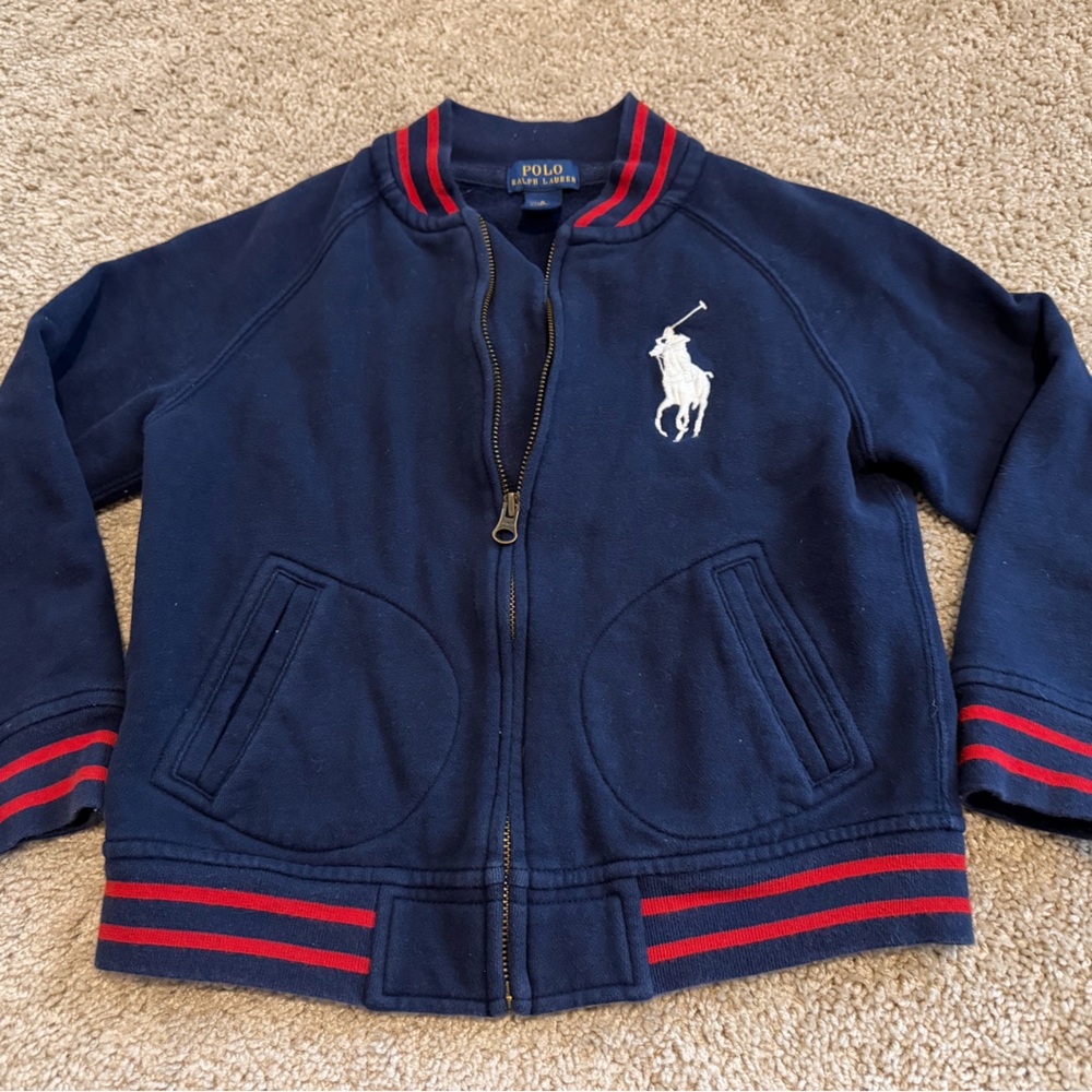 Polo Ralph Lauren USA Kids Varsity Track Jacket – Size 6